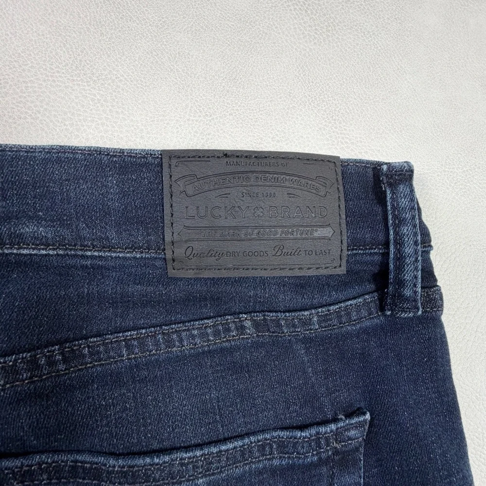 NWT Lucky Brand 363 Vintage Straight Mens Jeans 42x32 Huron Dark Blue Coolmax